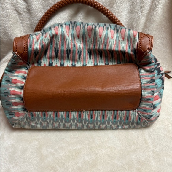 Libby Edelman Blue and Pink Patterned Shoulder Bag - Picture 4 of 8